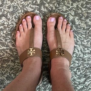 Tory Burch leather sandals size 10